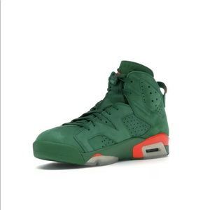 Air Jordan Retro 6 Gatorade Green Suede